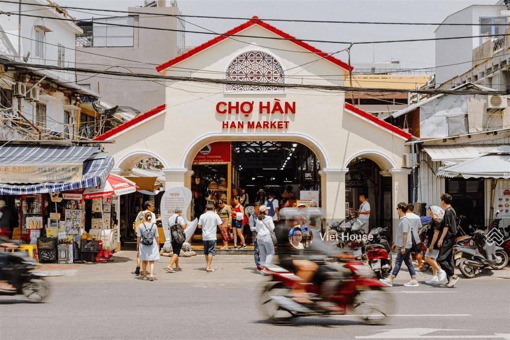 Cho thuê nhà gần chợ hàn, nhà thờ con gà  ngang 25m