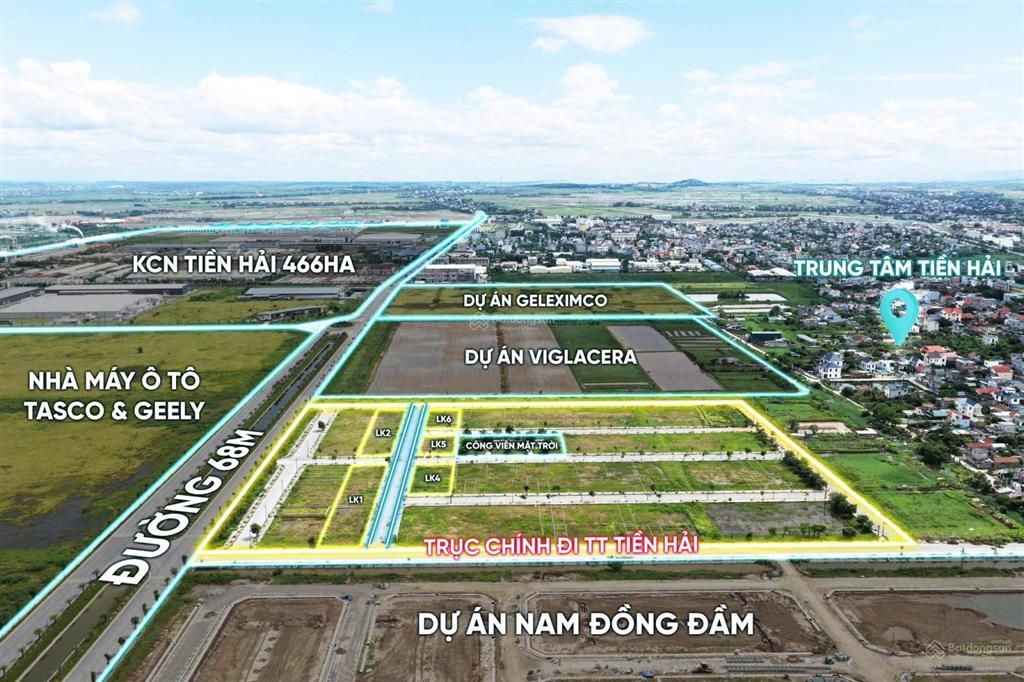 Bán đất dự án bắc đồng đầm  tiền hải  thái bình (hưng yên), đất nền đấu giá, đã có sổ đỏ