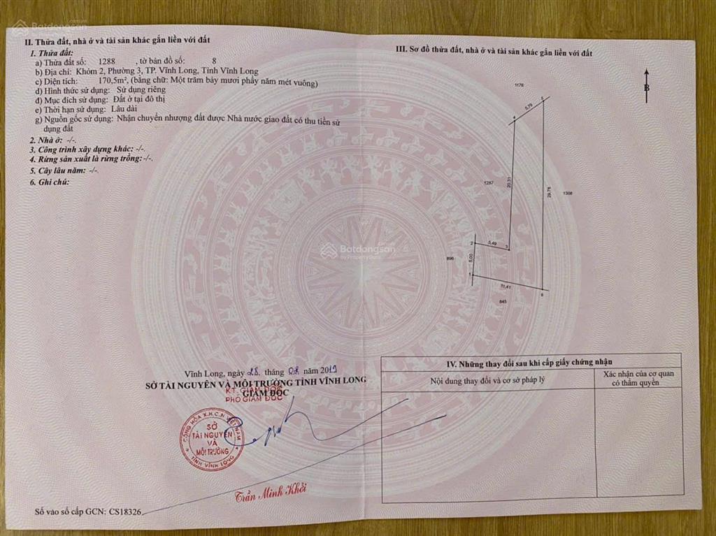 Đất nền vị trí vàng trung tâm tỉnh vĩnh long