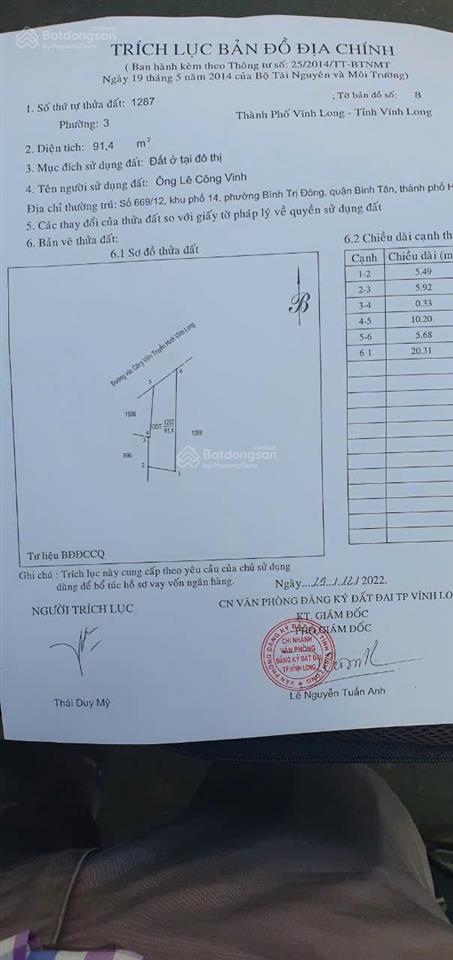 Đất nền vị trí vàng trung tâm tỉnh vĩnh long