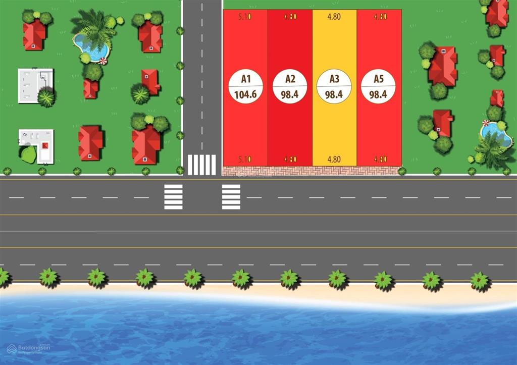 Chính chủ bán 98.5m2 đất mặt biển giao phong, giao thủy, nam định