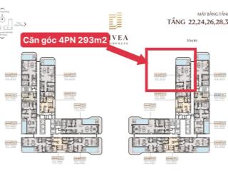 Căn góc duplex 4pn rivea 293m2 view sông hồng tặng kèm 1 căn chung cư + 6 cây vàng.  0932 216 ***