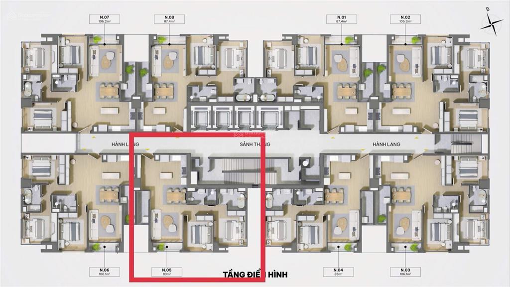 Hiếm có 1 căn 2pn trực tiếp cđt sẵn sổ, full nội thất, nhận nhà ở ngay.  0932 216 ***