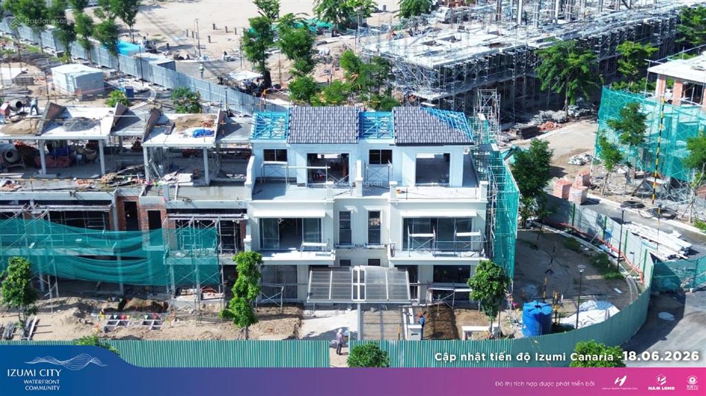 Biệt thự view sông izumi nam long  chỉ 13,9 tỷ  ck 22,5%  nh hỗ trợ 80%  tt giãn đến 36 tháng