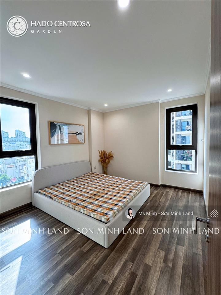 Bán căn góc 2pn + 1đn (96,1m2) tầng thấpview nội khu công viên,sẵn sổ hồng tại hà đô.sơn minh land