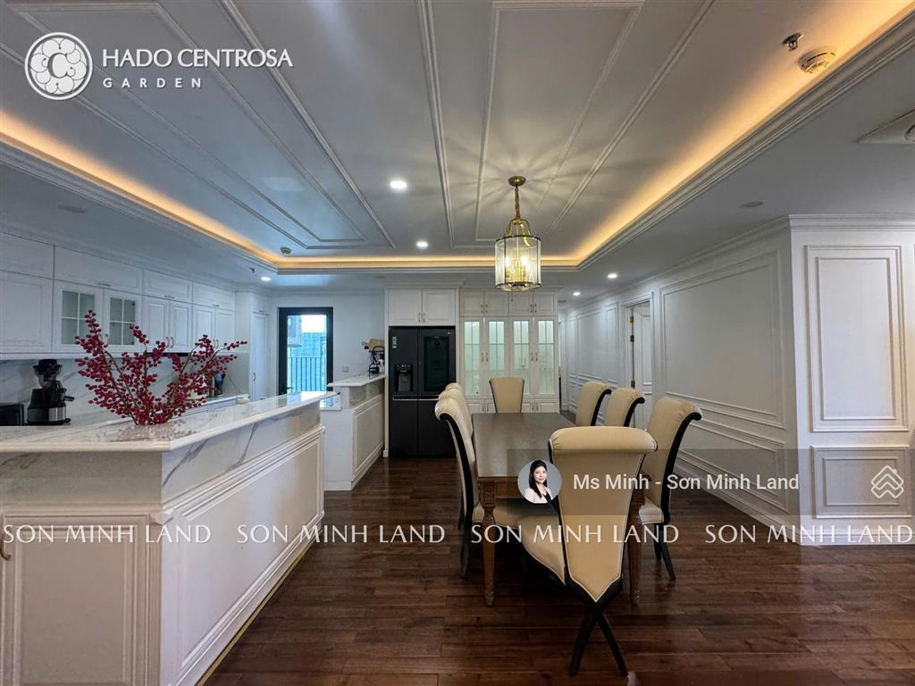 Cho thuê căn 3pn+ (139m2) nội thất cao cấp  view thoáng hồ bơi tại hà đô centrosa. sơn minh land