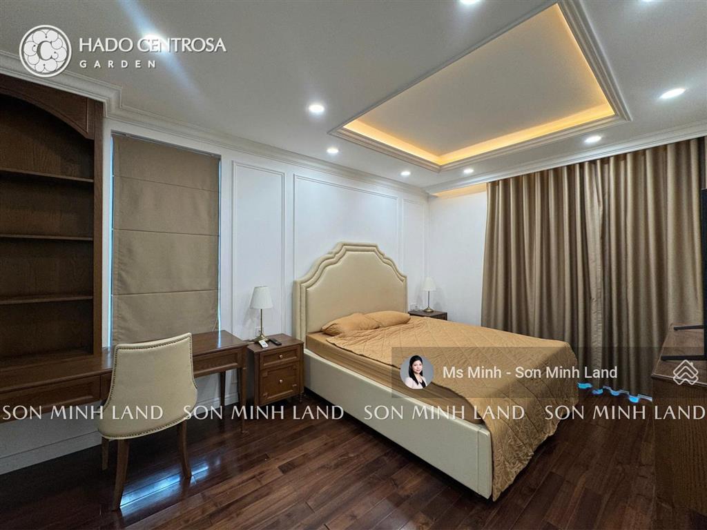 Cho thuê căn 3pn+ (139m2) nội thất cao cấp  view thoáng hồ bơi tại hà đô centrosa. sơn minh land