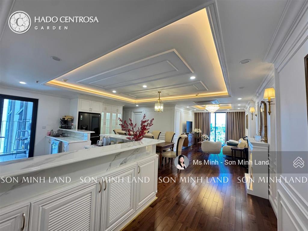 Cho thuê căn 3pn+ (139m2) nội thất cao cấp  view thoáng hồ bơi tại hà đô centrosa. sơn minh land