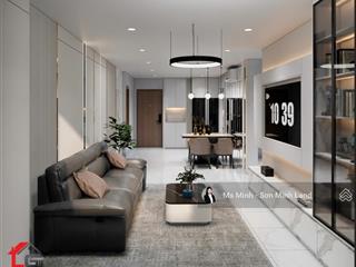 Cần bán căn góc 2pn+(105m²) nội thất mới  tầng cao, bc đông nam tại hà đô. sơn minh land