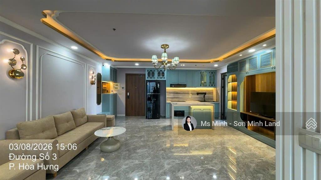 Cho thuê căn góc 2pn + đn (107m2) nhà mới đẹp, trống sẵn, giá tốt tại hà đô centrosa. sơn minh land