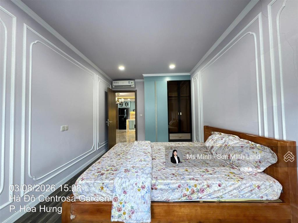 Cho thuê căn góc 2pn + đn (107m2) nhà mới đẹp, trống sẵn, giá tốt tại hà đô centrosa. sơn minh land