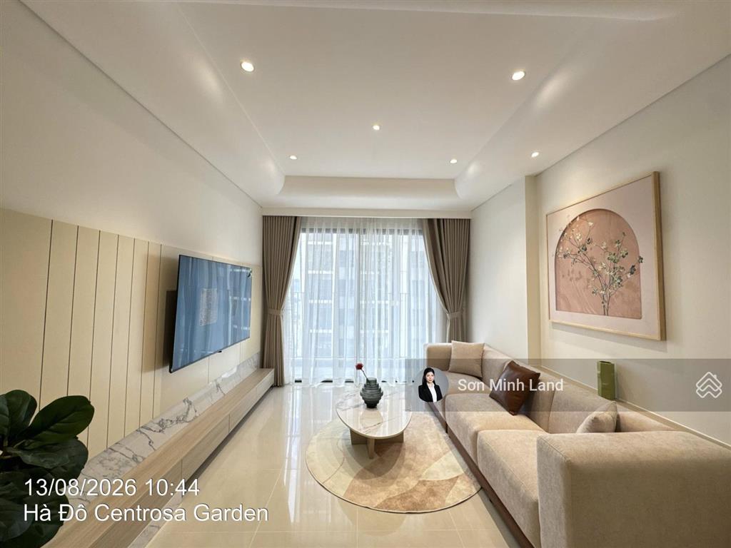 Cho thuê căn góc 2pn + đn (98,9m2) nhà mới đẹp  đầy đủ nội thất, tòa iris tại hà đô. sơn minh land