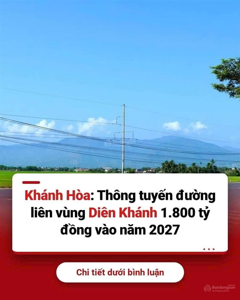 Cần tiền cắt bán lô đất tâm huyết 190m2 thổ cư mặt đường nhà vuông xã diên điền