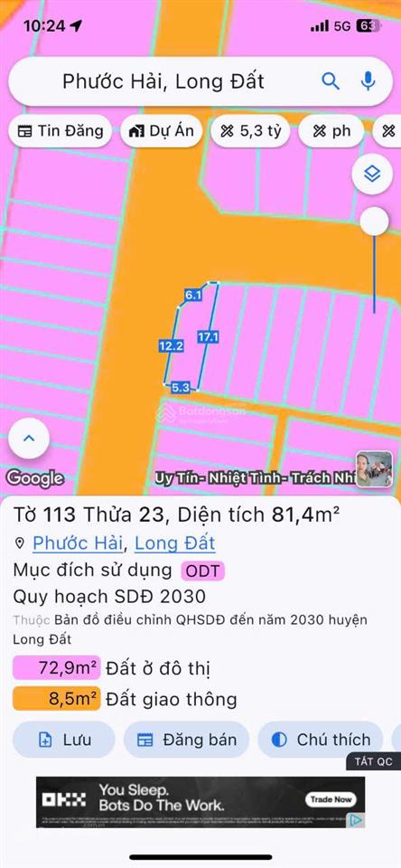 Bán đất tái định cư lê lai đi bộ ra biển phước hải