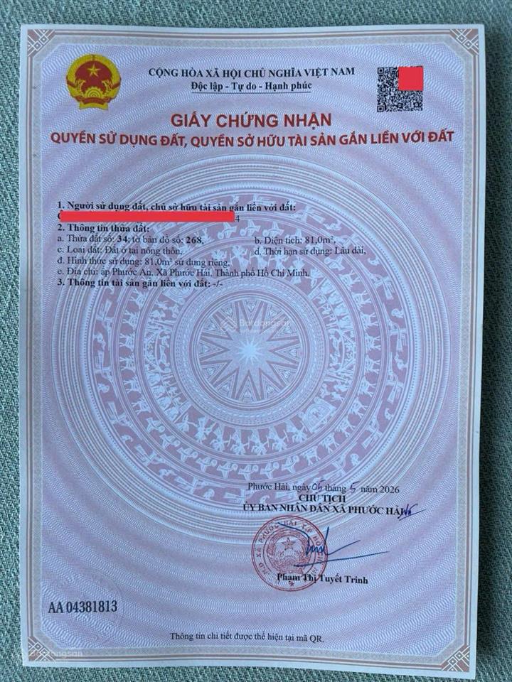 Lô đất cách biển 300m xây khách sạn  homestay 9 x 18m