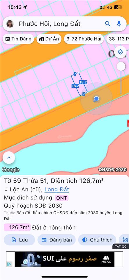 Đất nghỉ dưỡng hoặc homestay ven biển lộc an