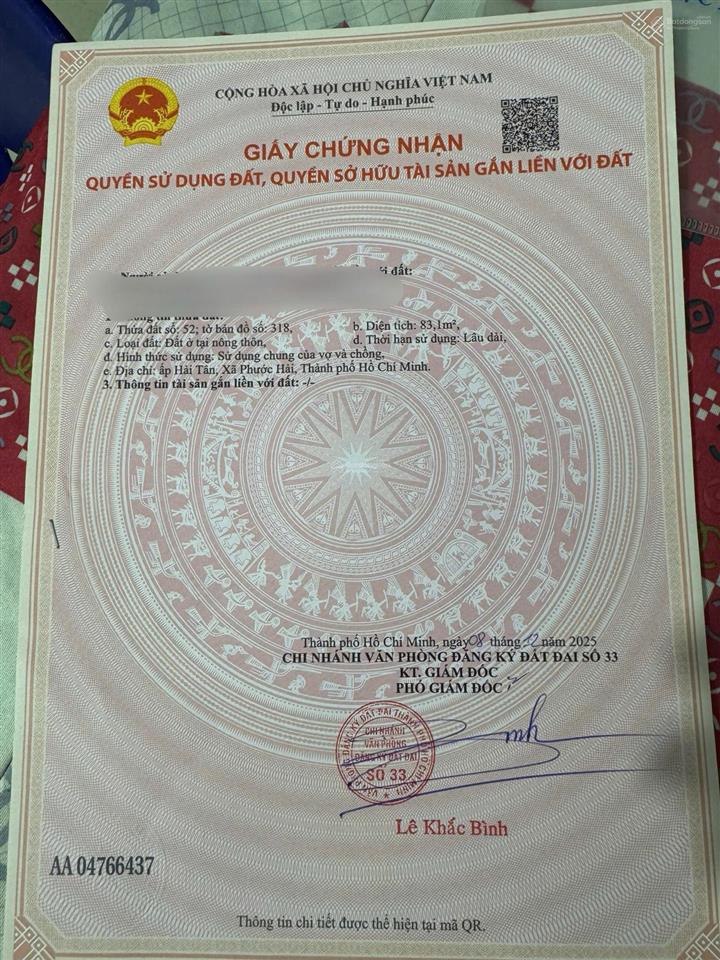 Tổng hợp đất tđc phước hải full thổ cư gần quảng trường bãi tắm, cách biển 500 đến 800m, 2 đến 5 tỷ