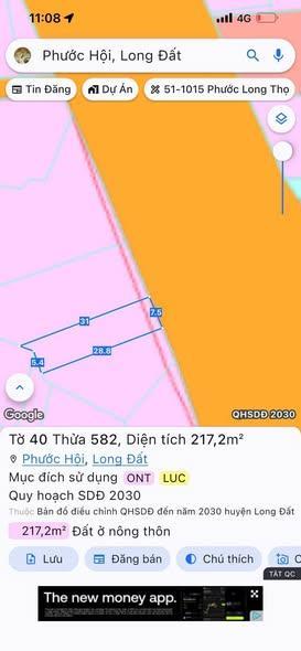 Siêu đẹp  mặt tiền tỉnh lộ 44a (võ thị sáu) về biển phước hải 5 phút diện tích 217m2, giá 3,75 tỷ