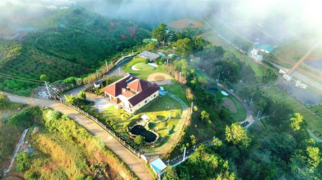 Biệt phủ nghỉ dưỡng vip ngoại ô đà lạt  vị trí đồi cao view triệu đô  1ha  40tỷ