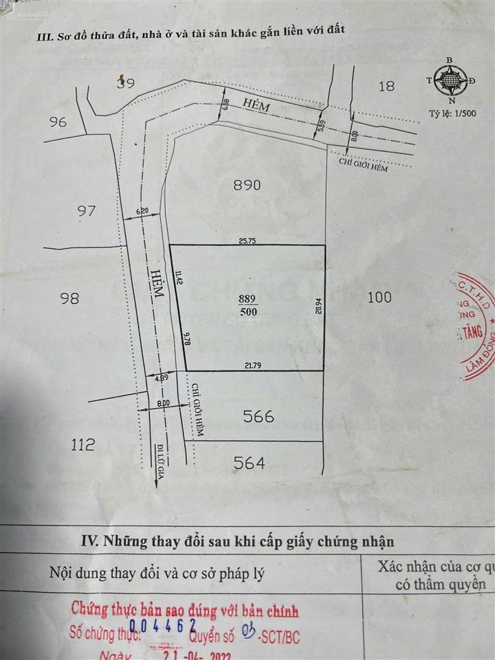 500m2 | ngang 21m| 2 mt lữ gia đà lạt | chỉ 12,5 tỷ| 0904 668 ***
