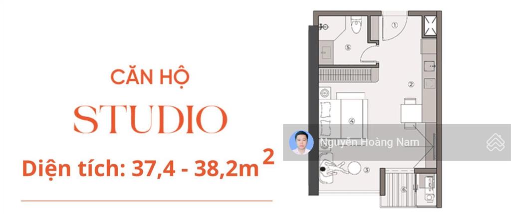 Duy nhất sự kiện mở bán căn studio duy nhất giá gốc chủ đầu tư không chênh ký hợp đồng trực tiếp