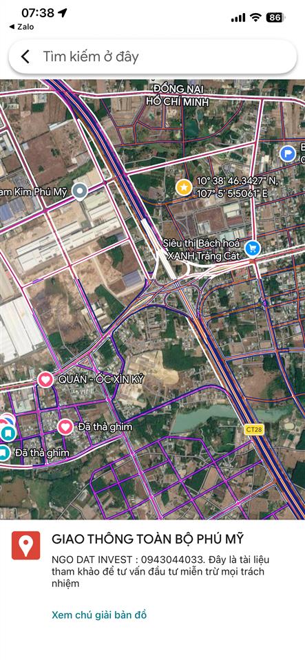 Đất phú mỹ 147 mv sổ hồng trao tay giá 350tr