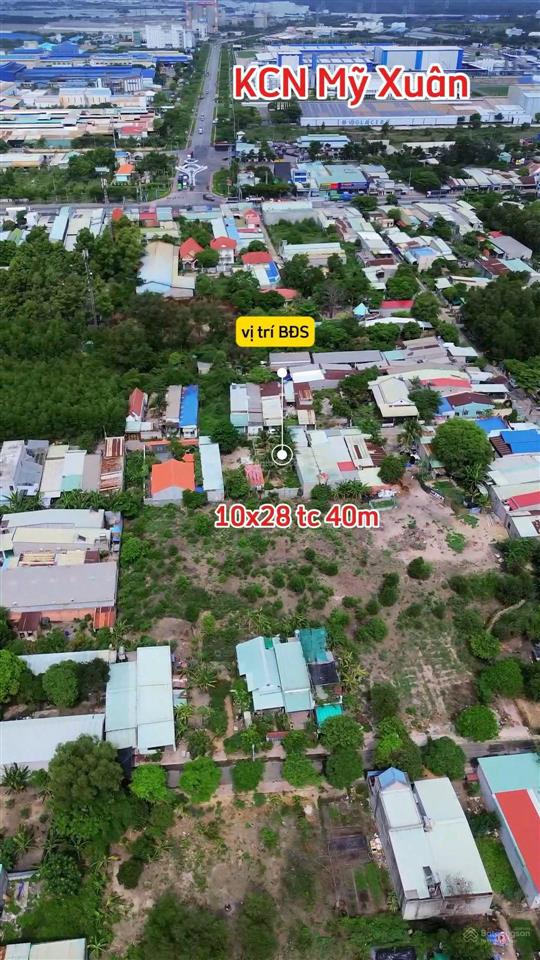 275m2 thổ cư 40m2 giá 2,85 tỷ vị trí đất phú mỹ, đường thông quy hoạch đất ở xây trọ ok