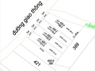 Bán đất phước an, nhơn trạch. đất cao, rộng, vuông, khu dân cư, đường to, 2 ô tô tránh thoải mái