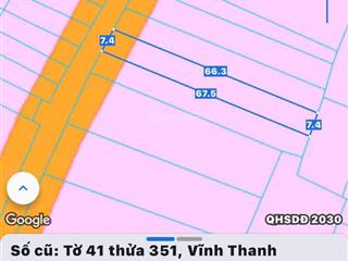 Bán đất vĩnh thanh, nhơn trạch. dt 490m2, có 100m2 thổ cư, giá tốt, vị trí đẹp,  ngay hôm nay