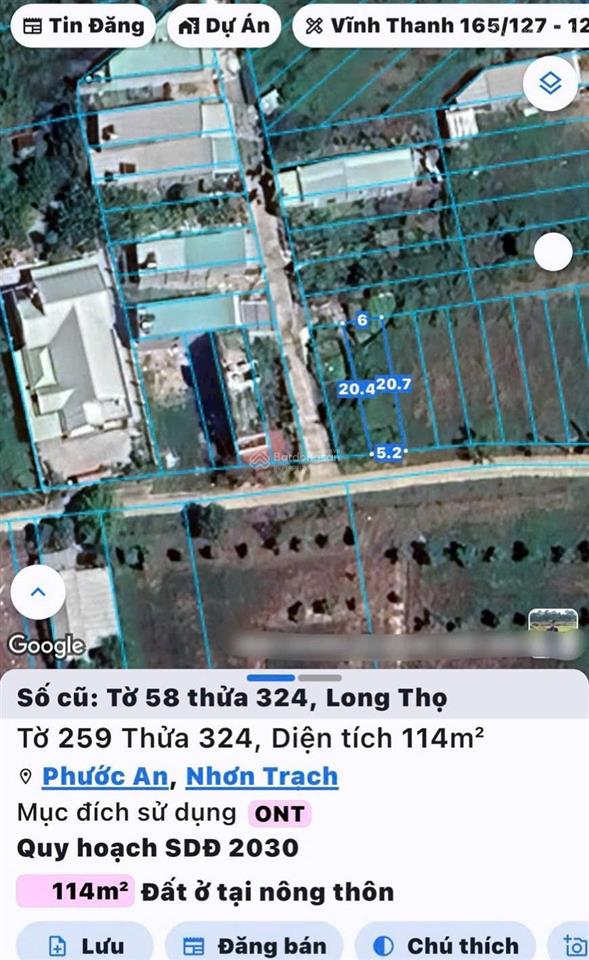 Bán đất long thọ, nhơn trạch. giá cực chất, đất đẹp, nở hậu, full thổ cư, cơ hội đầu tư chỉ có một