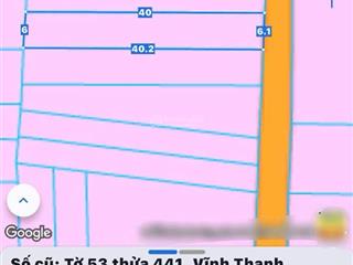 Cần bán lô đất xã vĩnh thanh, nhơn trạch, đồng nai. full thổ cư, dt 242m2, sổ đỏ cất két, gd nhanh
