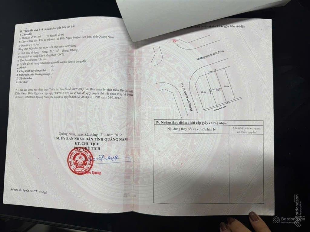Chính chủ cần tiền bán gấp lô đất mặt tiền nguyễn gia thiều giá ngay trước đại học phan chu trinh