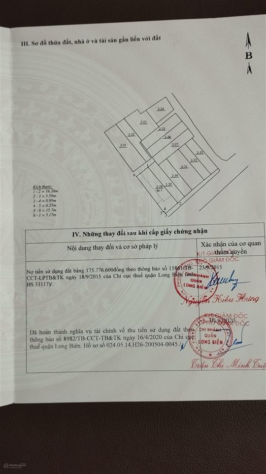 Cc bán nhà nô góc 03 mặt, số 104 phố đức giang, mặt tiền 5.6m, dt 91 m2, giá cực chất 29,969 tỷ.