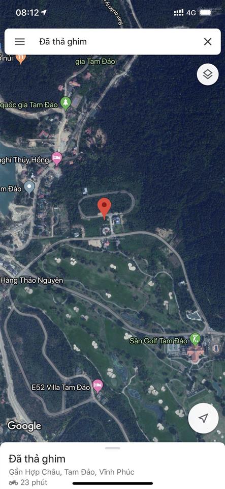 Bán lô đất biệt thự sân golf tam đảo vĩnh phúc giá cực kỳ hợp lý