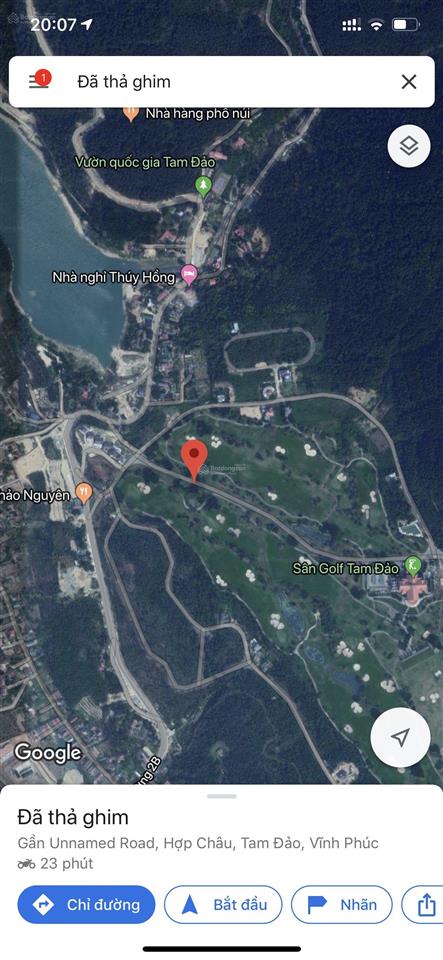 Bán lô đất biệt thự sân golf tam đảo vĩnh phúc giá cực kỳ hợp lý