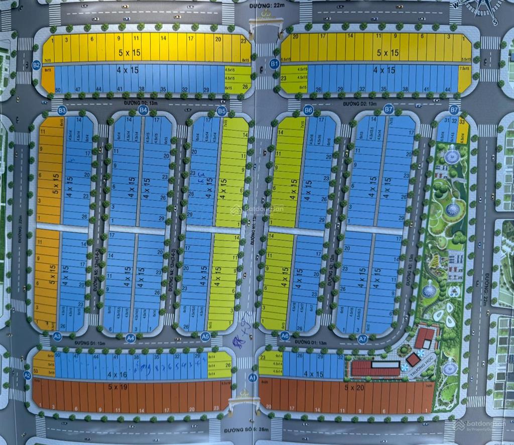 Chủ bán lại lô đất đối diện công viên kdc icon central. vincom dĩ an. đường dt743. còn bớt