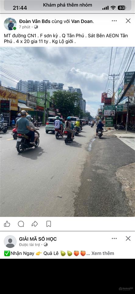 Bán nhà mặt phố 60m2, 7,3 tỷ tại dc13, sơn kỳ, tân phú, tp.hcm  chính chủ, giá ưu đãi