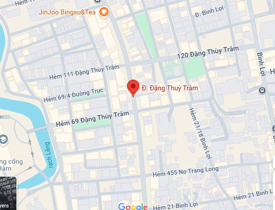 Bán gấp lô đất 420m2 full thổ đặng thuỳ trâm, phường 13 quận bình thạnh