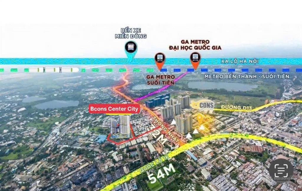 Cần bán căn hộ bcons city  tháp trung tâm thương mại