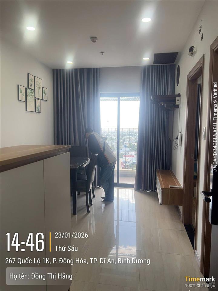 Căn hộ chung cư bcons plaza căn góc, full nội thất