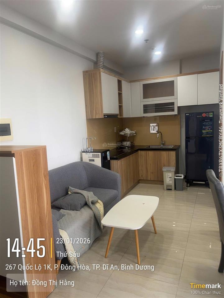 Căn hộ chung cư bcons plaza căn góc, full nội thất