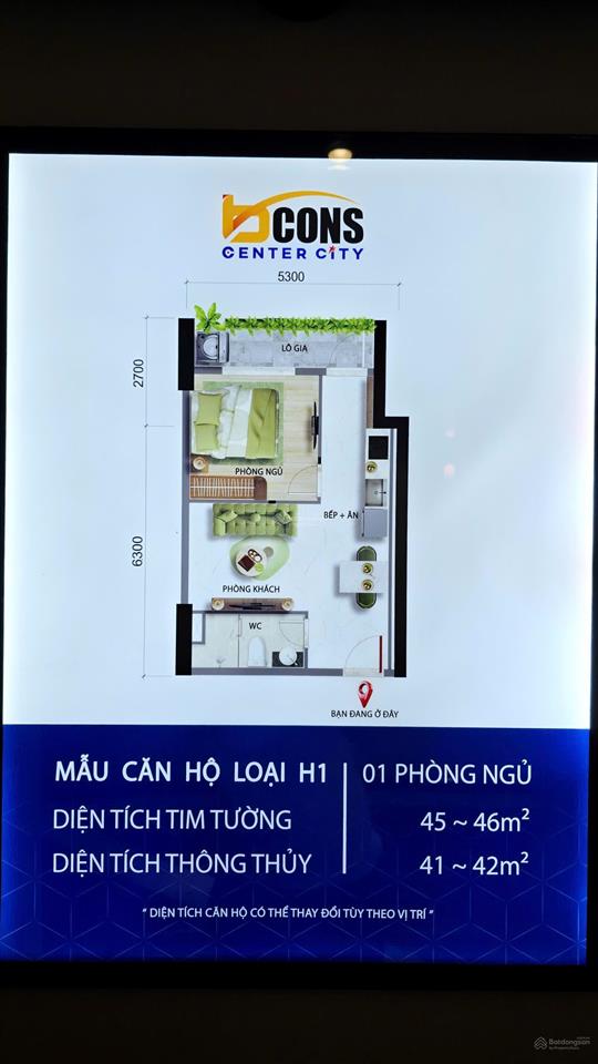 Chỉ 5% (~135 triệu) ký hđ sở hữu ngay căn chung cư bcons center city thanh toán giãn đến 7/2026