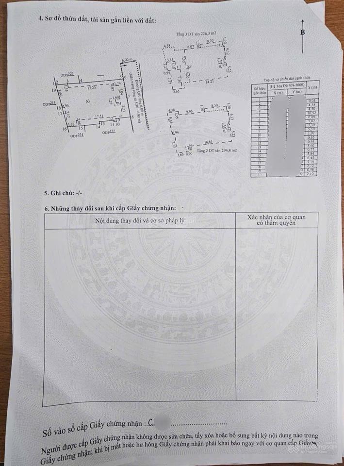 Bán đất đẹp gần biển và quảng trường. 381,8m2 ngang 14,5m chỉ 200tr/m2. hẻm 6m nguyễn thị minh khai