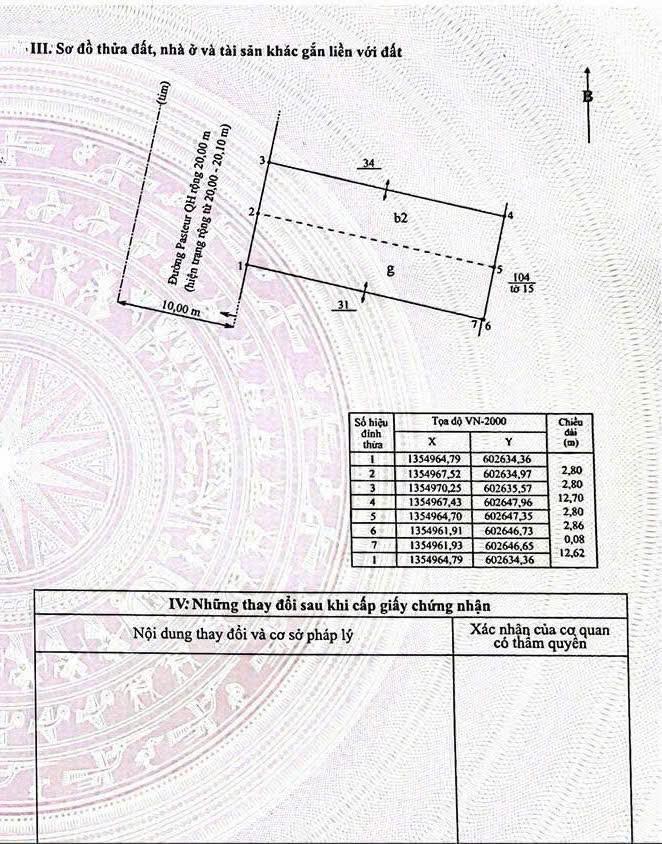 Bán đất tặng nhà c4 gần biển trung tâm nha trang. 71,4m2 ngang 5,6m chỉ 20,6 tỷ. đường pasteur