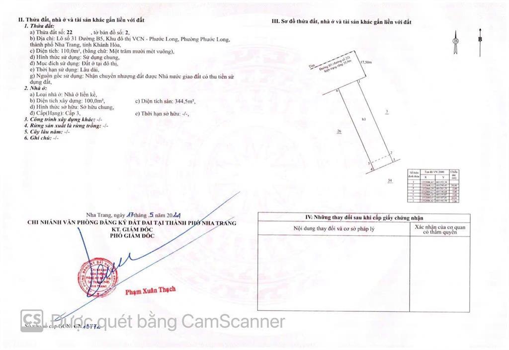 Chỉ 15,5 tỷ sở hữu nhà 4 tầng 110m2 mặt tiền đường số 22 rộng 35m. vcn phước long 1. nha trang
