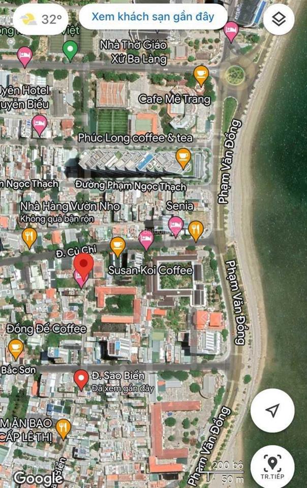 Bán nhanh 504m2 ngang 14m chỉ 83 tr/m2 phù hợp xây ks căn hộ. vĩnh hải nha trang 0967 613 ***