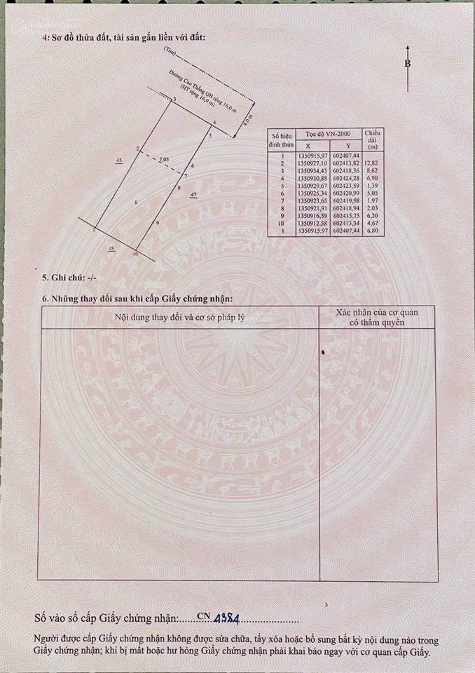 Bán đất có sẵn nhà cấp 4 mặt tiền đường cao thắng. 148,6m² ngang 6,9m chỉ 16,64 tỷ. nha trang