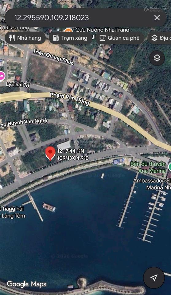 Đất mặt biển nguyễn cơ thạch 448,5m2 ngang 14,6m chỉ 110 tr/m2. kđt mới vĩnh hòa.ngay bến du thuyền