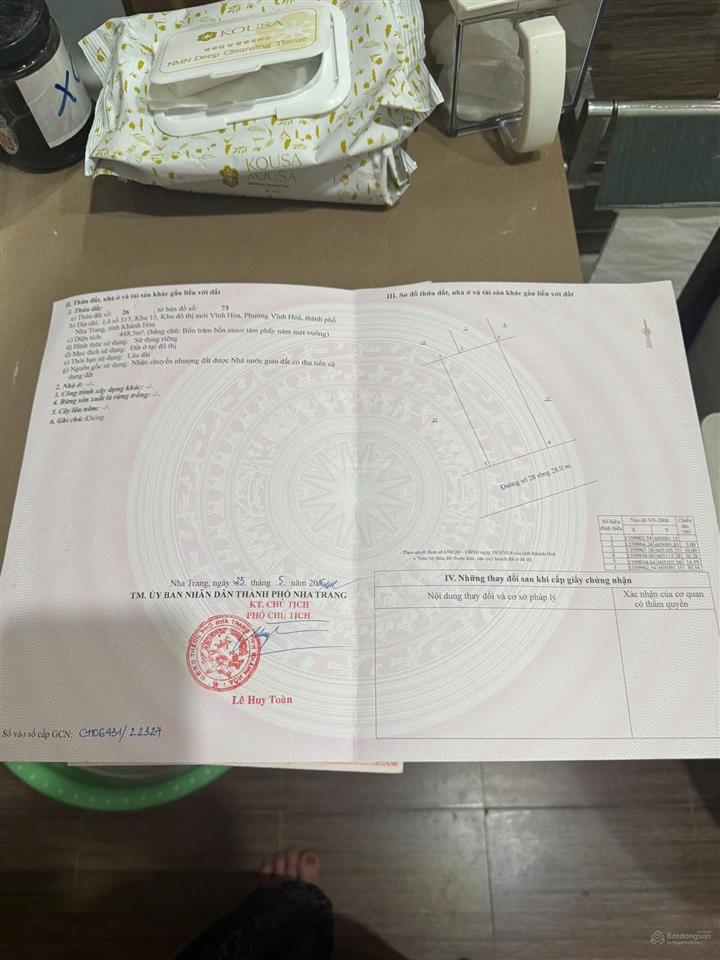 Đất mặt biển nguyễn cơ thạch 448,5m2 ngang 14,6m chỉ 110 tr/m2. kđt mới vĩnh hòa.ngay bến du thuyền