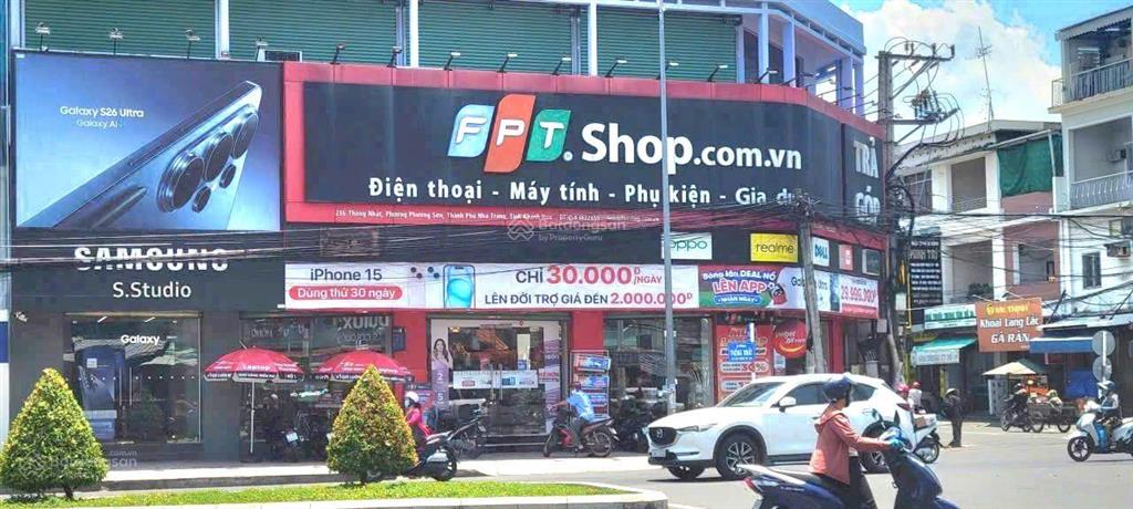 Cho thuê mặt bằng 165m2 ngang 10m chỉ 100tr/ tháng. góc thống nhất và phương sài.trung tâm nha trag